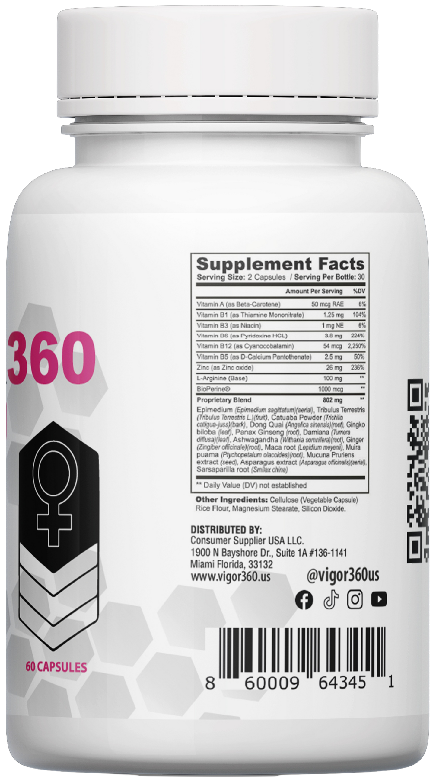 QUEIMADOR DE GORDURA NATURAL VIGOR 360 BURN